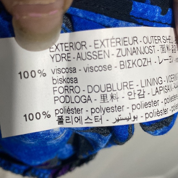 NWT Zara Dress Zara Ruched Long Sleeve Mini Dress Floral |Size XS - Picture 12 of 14